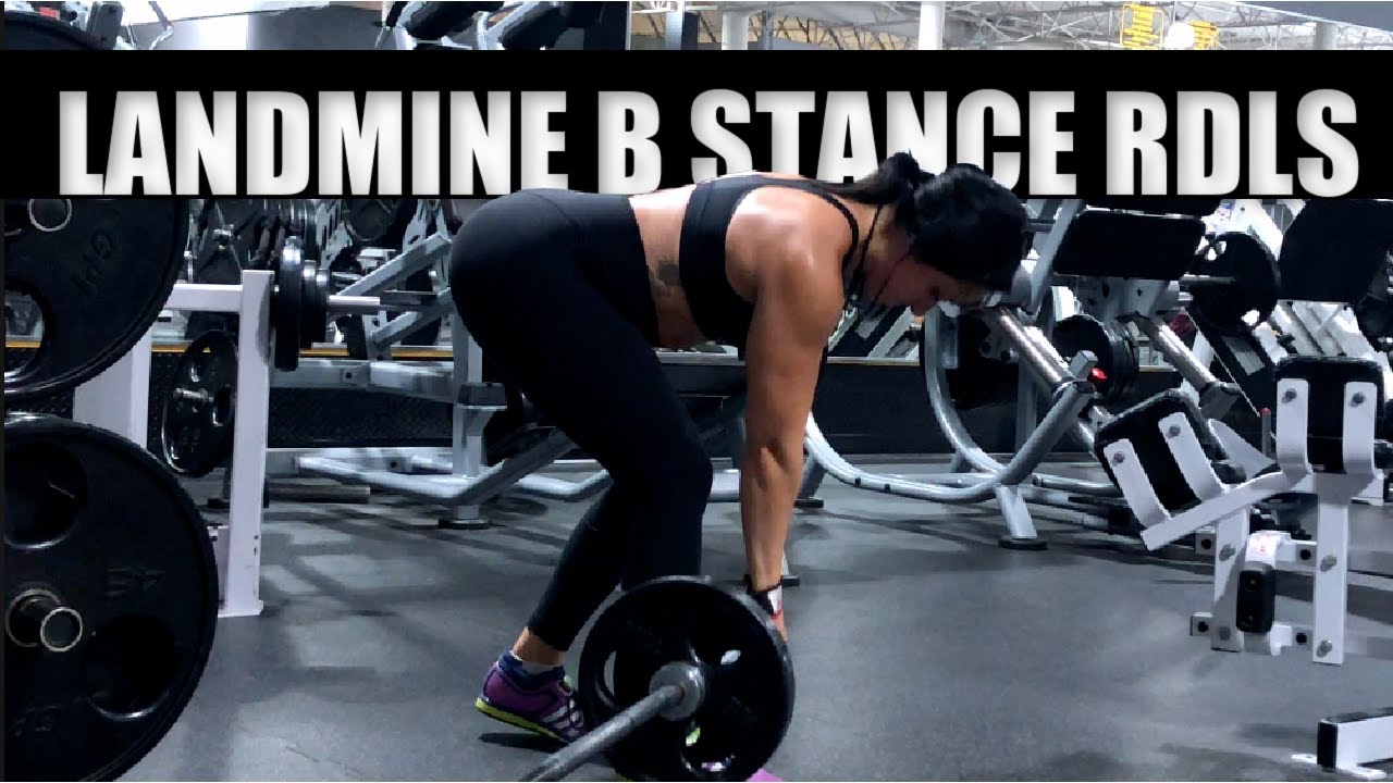 Landmine B Stance RDL - YouTube