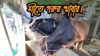 শীতে গরুর খাবার কিভাবে দিবেন || শীতে গরু মোটাতাজাকরন ||