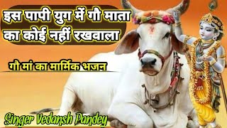 इस पापी युग में गौ माता का कोई नहीं रखवाला।। Gau Mata ka bhajan।। मार्मिक भजन by Vedansh Pandey