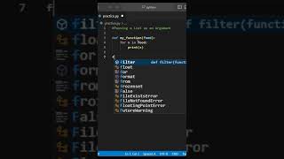 Passing a list as a arguments #python #pythonprogramming #coding #programming #pythoncoding #code