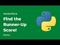 Python HackerRank Solutions: Find the Runner-Up Score!