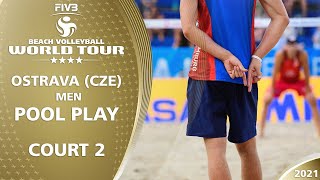 Court 2 | Men's Pool Play - Round 2 | Full Day | 4* Ostrava 2021