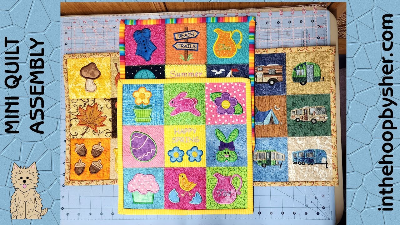 Mini Quilt Assembly Youtube