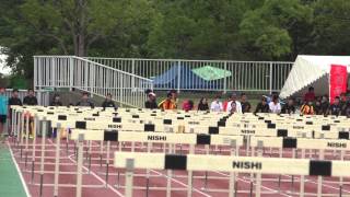 20150530 平成27年度福井県高校春季総体陸上 男子110mH決勝