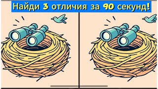 Найди 3 отличия за 90 секунд!