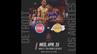 Pistons vs Lakers 1989 NBA Finals Game 3 highlights (6/11/89)