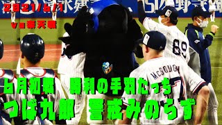 つば九郎　後ろ警戒するもIコーチの勝利のいたずら　2021/6/1　vs東北楽天ゴールデンイーグルス