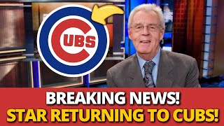 CUBS JUST REVEALED A BIG RETURN FOR VETERAN SUPERSTAR! LOOK AT THIS! CUBS NEWS