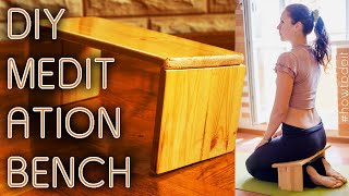 DIY Meditation Bench 🧘‍♂️ How to Make a Meditation Stool #howtodoit
