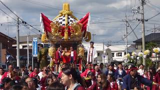 中筋西屋台　宵宮　曽根町内　屋台移動　その２