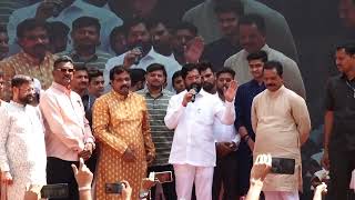 मुख्यमंत्री एकनाथ शिंदे दिवाळी पाहाट ठाणे Speech  #eknathshinde #thane #kirannakti #naupada