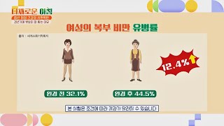 갱년기에 뱃살이 더 잘 찌는 이유? ☞ 여성 호르몬 감소 다채로운 아침(themorning) 71회 | JTBC 211004 방송