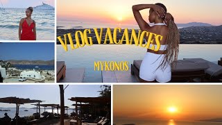 Vacation Vlog in Mykonos/ beach clubs, going out, restaurants ...