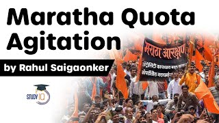 MARATHA QUOTA AGITATION explained - Supreme Court orders stay on Maratha Quota Law #UPSC #IAS