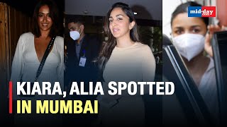 Kiara Advani, Kareena Kapoor And Kids Snapped At Airport, Alia Bhatt, Ileana D'cruz Spotted In Mumb