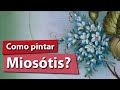 Detalhe 20 - Como pintar Miosótis para fundos?