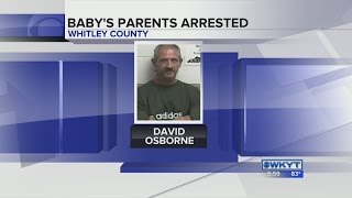 Whitley Sheriff: Man, woman arrested after drugs found in tent where woman gave birth