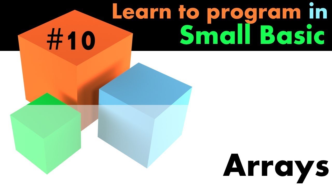 10 Learn Small Basic Programming Arrays Youtube