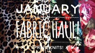 January Fabric Haul!