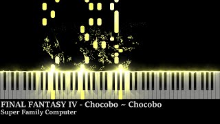 Final Fantasy IV - チョコボのテーマ（Chocobo ~ Chocobo） - ピアノ