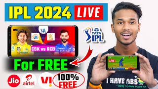 CSK vs RCB Live Match kaise dekhe | How To Watch Live ipl 2024 Free In Mobile | live ipl kaise dekhe