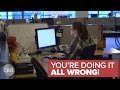 The best way to make sitting at your desk all day suck less (You're Doing It All Wrong!)