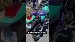 Beautiful Kawasaki KLR 650.