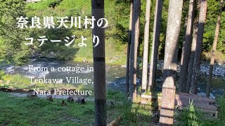 奈良県天川村のコテージより