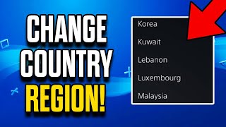 How To Change Country Or Region On PS5! | Change Location On Playstation 5 Tutorial (2024)