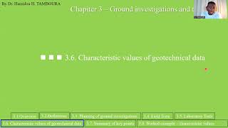 Eurocode 7: Geotechnical Design_Chapter 3: Ground investigations(Part2)_Field and Laboratory Tests