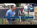 Perawatan air pdam! Menguras pipa jaringan PDAM,