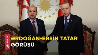 Ərdoğan Şimali Kipr Türk Respublikasının Prezidenti ilə görüşdü – APA TV