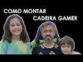 COMO MONTAR CADEIRA GAMER # THUNDER X3 TGC12 E QUALQUER MODELO