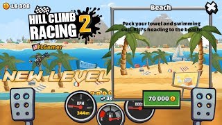 Hill Climb Racing 2 NEW LEVEL The BEACH Gameplay Walkthrough Android IOS