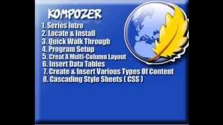 Kompozer Tutorial - Complete Video Kompozer Tutorial Video Course