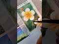 easy painting ideas plumeria drawing shorts art painting drawing flower artist