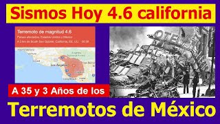 Sismos Hoy 4.6 california y mexico 5.2 hoy🔴🔴 35 y 3 Años de Terremotos de mexico 🔴🔴En Vivo 🔴Hyper333