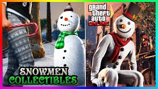 CHRISTMAS SNOWMAN EVENT, All 25 Snowmen Locations, FREE Outfit, GTA 5 DLC 2024 (GTA Online Update)