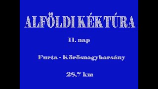 ALFÖLDI KÉKTÚRA 11.nap : Furta - Körösnaghyarsány 4K