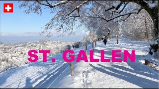 Winter  in St Gallen Switzerland | 2022