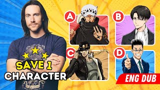 SAVE ONE Character for each VOICE ACTOR 🤯🔥