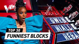 ONE HOUR of the most HILARIOUS BLOCKS on The Voice