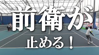 【1分でポイントを復習】テニス 前衛のポジションとテリトリーの基本