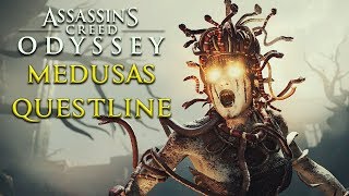 Assassin's Creed Odyssey Full Medusa Questline (Shadows of Serpents) Legendary Creature Boss Fight