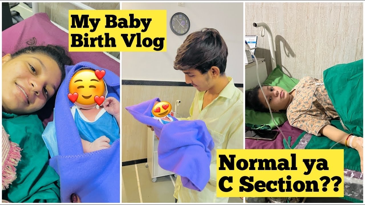 Birth Vlog || Riddhi Real Labour Pain😭& My Baby Delivery? so much Pain