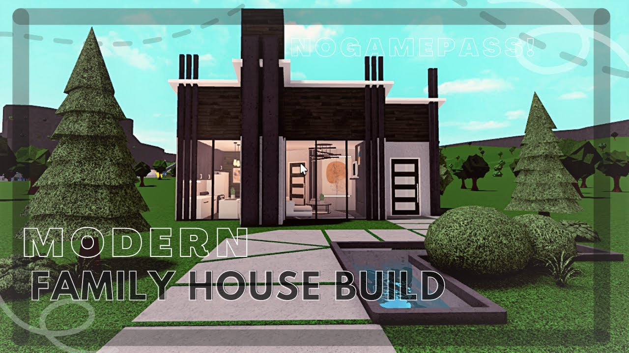 20K!BLOXBURG: MODERN FAMILY HOUSE BUILD, NO GAMEPASS!! - YouTube