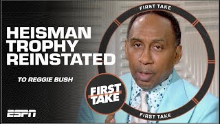 🏆 THE RIGHT THING! 🏆 Stephen A. loves seeing the Heisman’s return to Reggie Bush