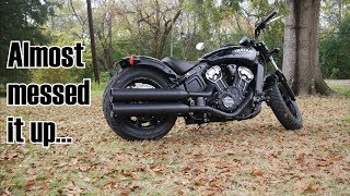 2018 Indian Scout Bobber Oil Change FINALLY