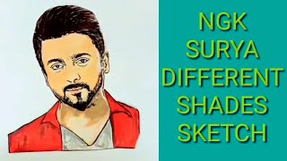 NGK -Official Suriya Different shades of sketch