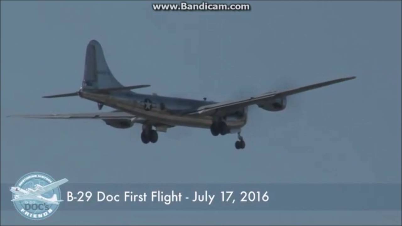 B-29 "Doc" First Flight LIVE ! - YouTube